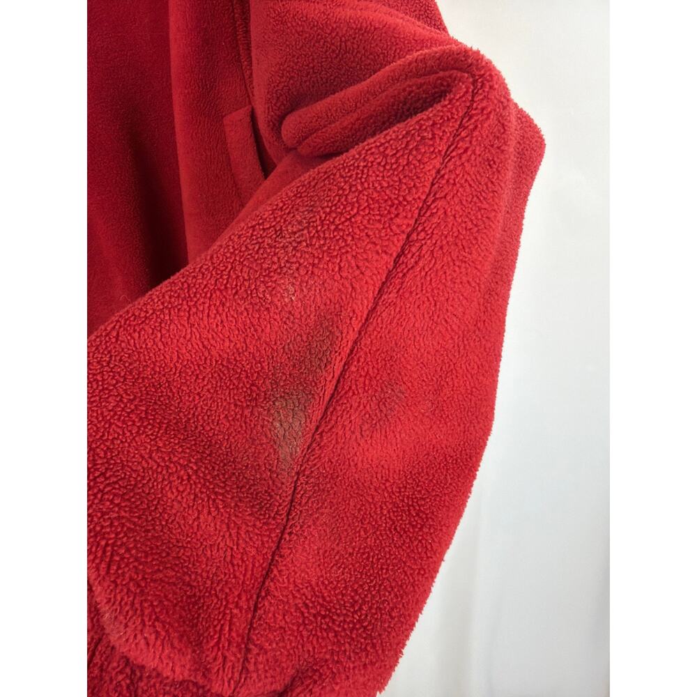 Blackwater Bay Maroon Half Zip Pullover Two Pocket Elastic Waist Jacket Large - Picture 3 of 6
